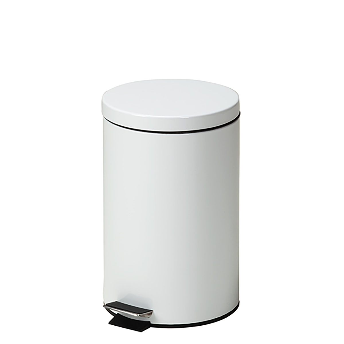 Clinton Small Round Waste Receptacle White 13 Quart