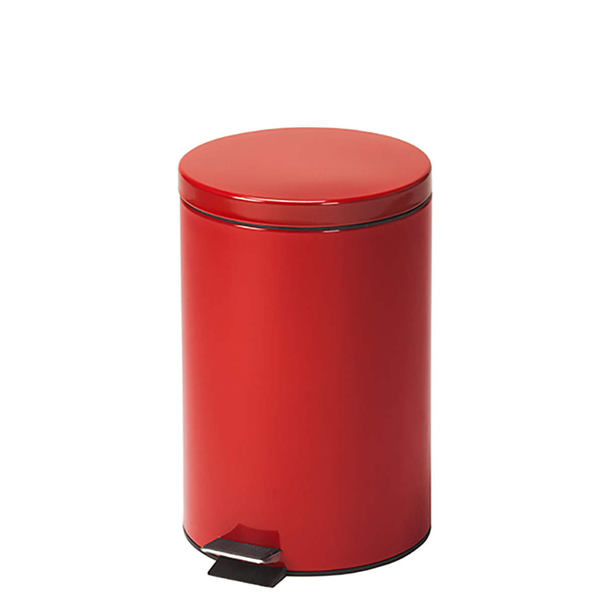 Clinton Small Round Waste Receptacle Red 20 Quart