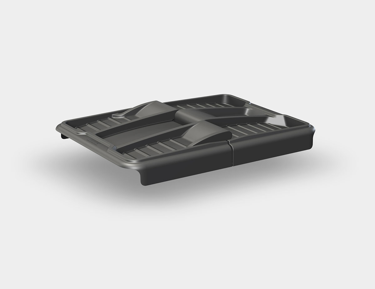 Kangaroo Cart Lid Repro Material Black