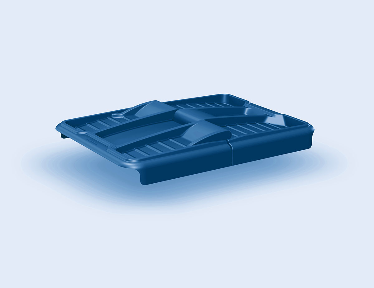 Kangaroo Cart Lid Food Grade Material Blue