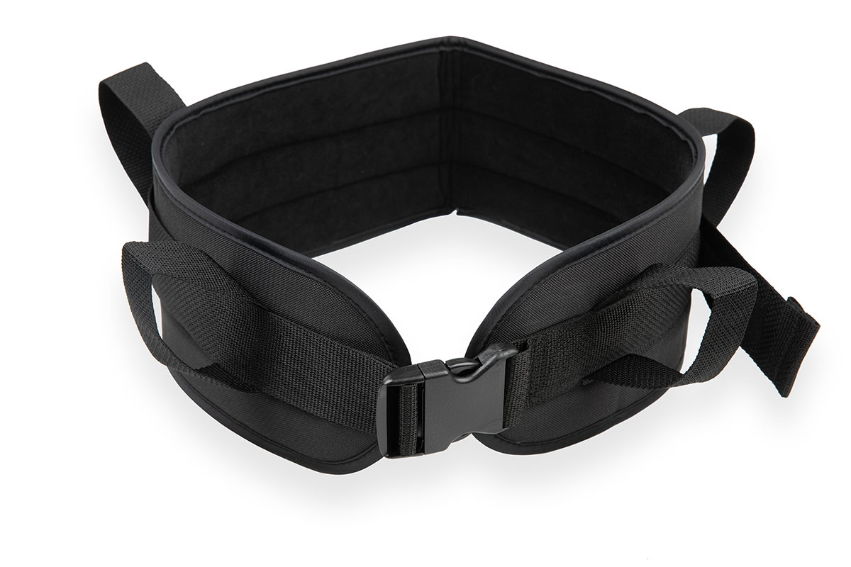 Padded transfer belt side release buckle large (40 to 64) black