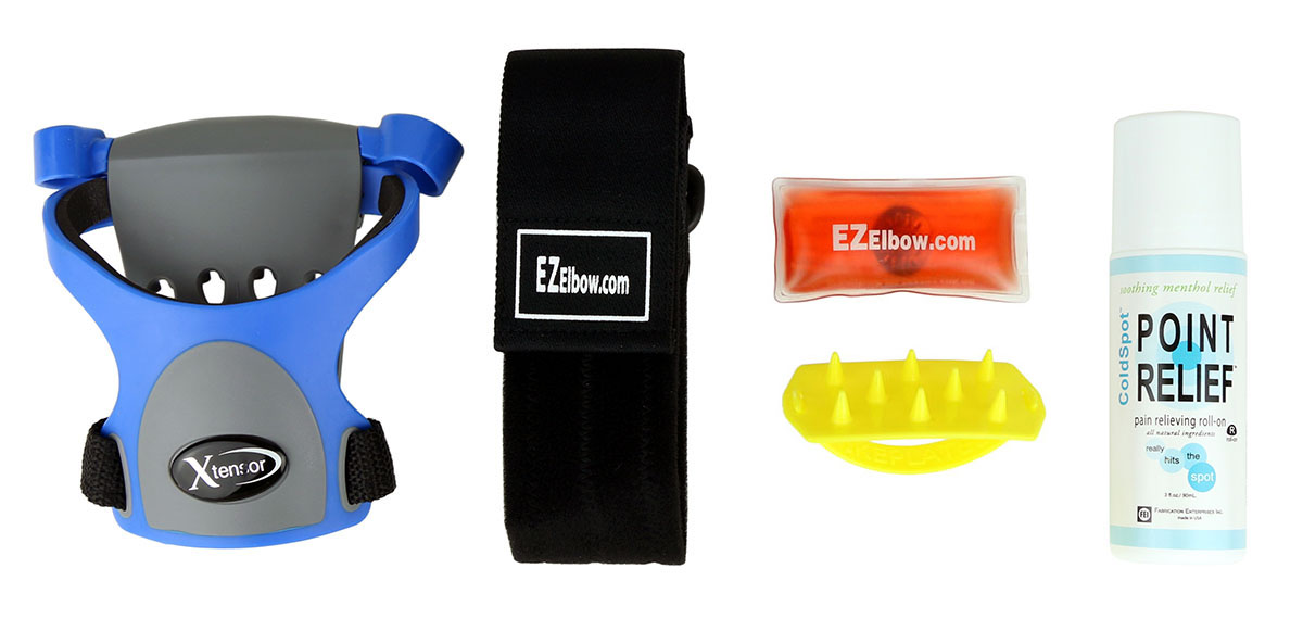 EZ Elbow Armband Pro Tennis Elbow Rehab Kit