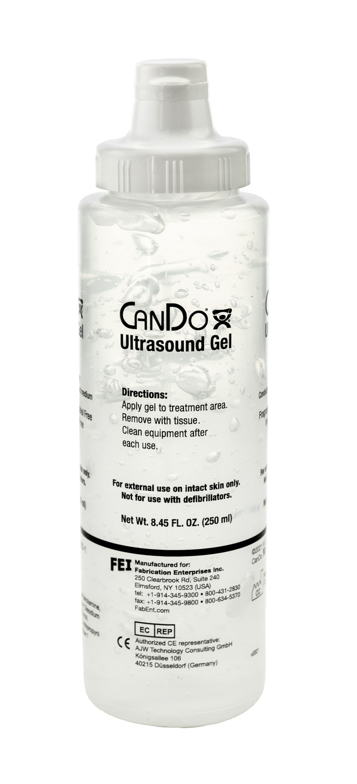 CanDo Ultrasound Gel 8.5 oz Case of 12