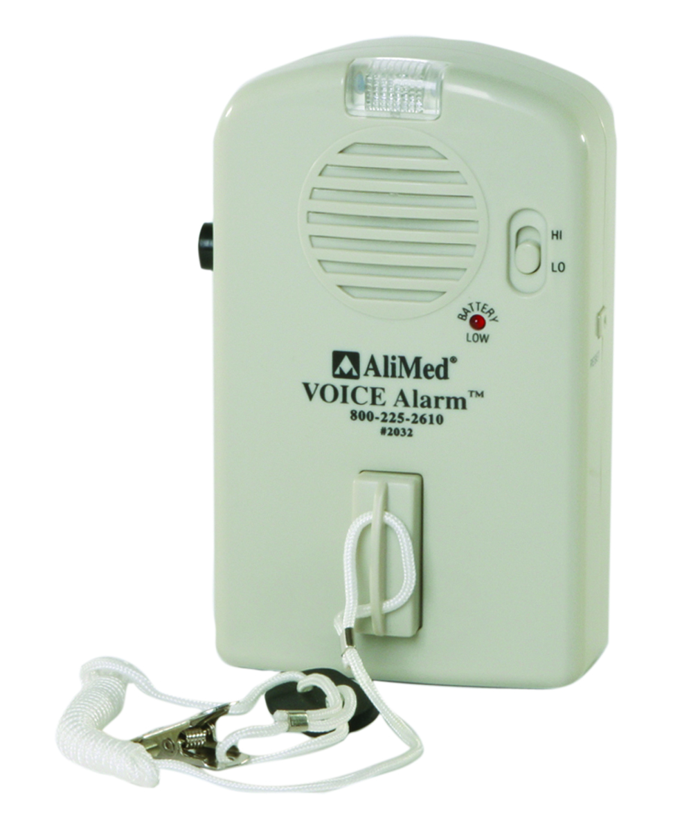 Voice patient sensor alarm