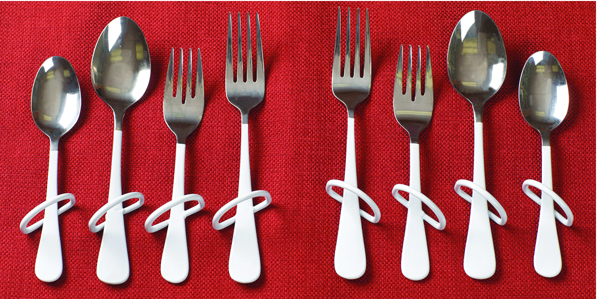 Finger Loop Utensil - Teaspoon - right hand