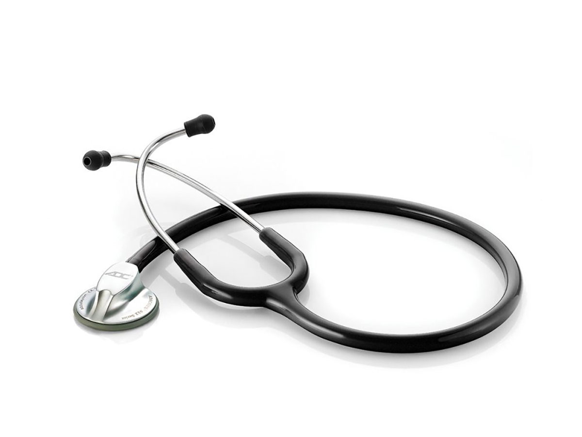 Adscope 612 Lightweight Platinum Clinician Stethoscope Black