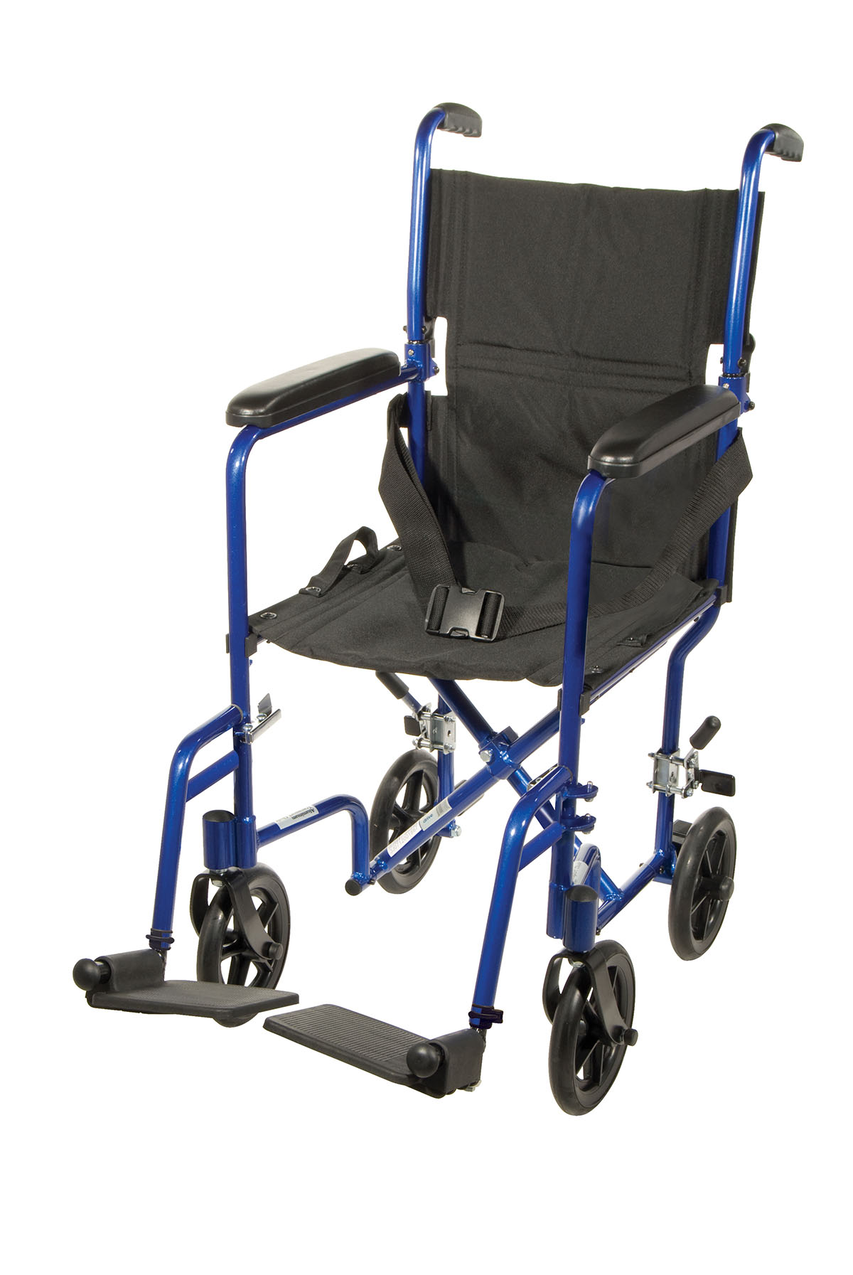 Drive Lightweight Transport Wheelchair 17 Seat Blue