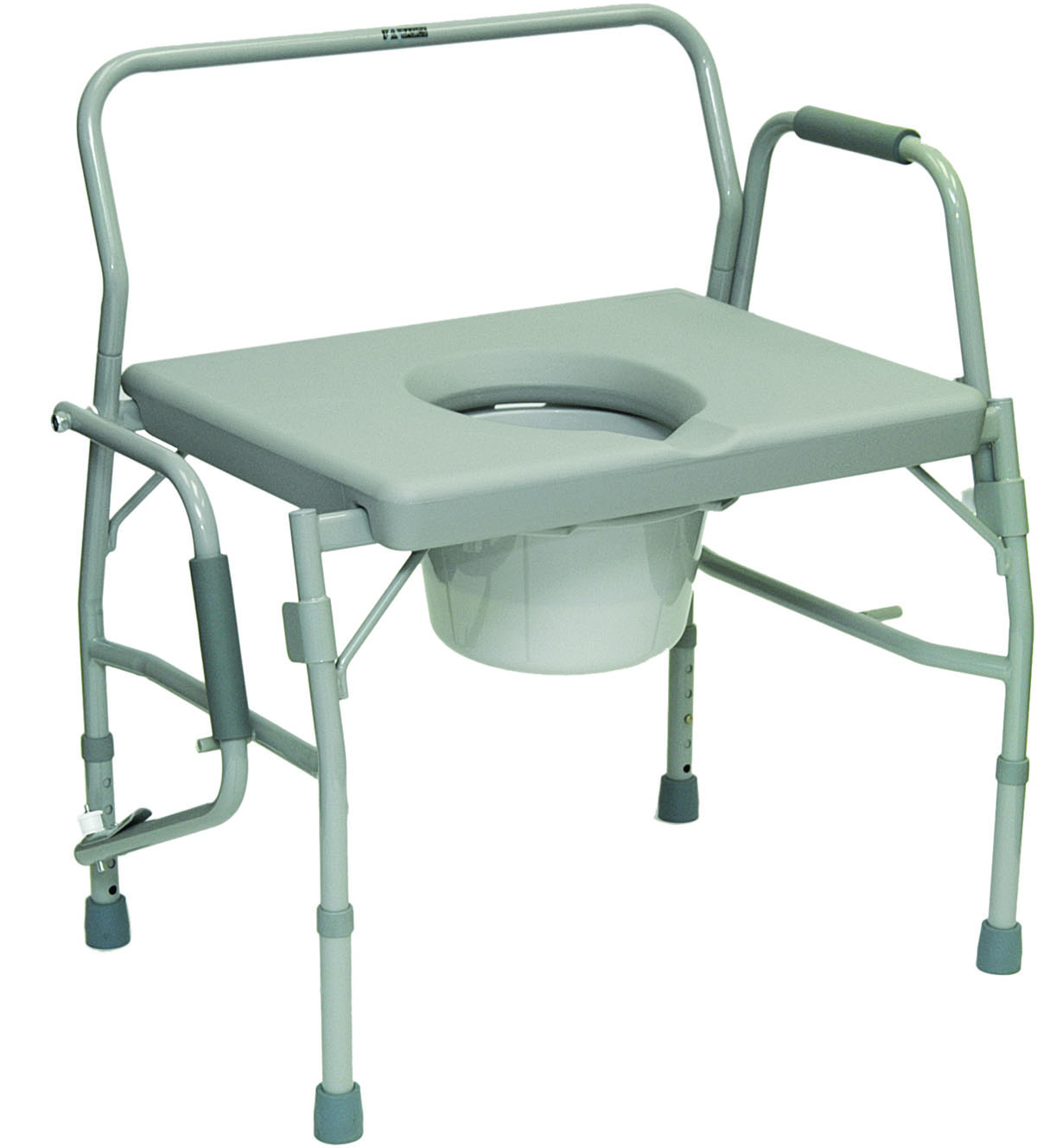 ProBasics Bariatric Drop-Arm Commode with 24 Platform Seat