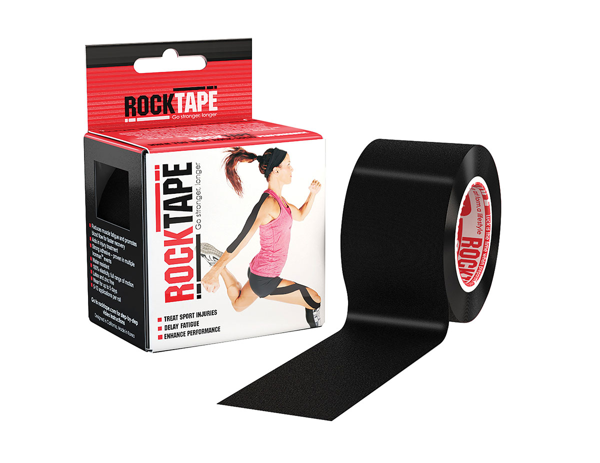 RockTape Standard Roll 2 x 16.4' Black 1 Roll