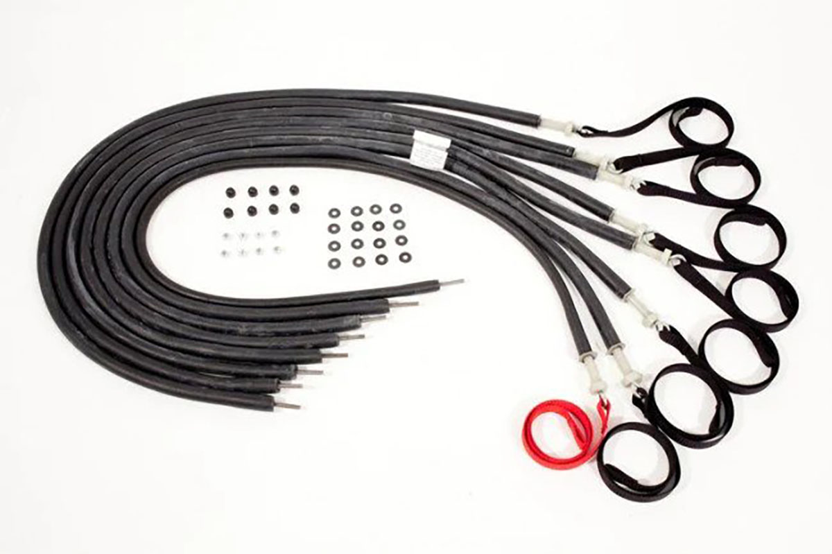 Shuttle MVP Headend Elasticords Set of 8 (7 Black 1 Red Tether)