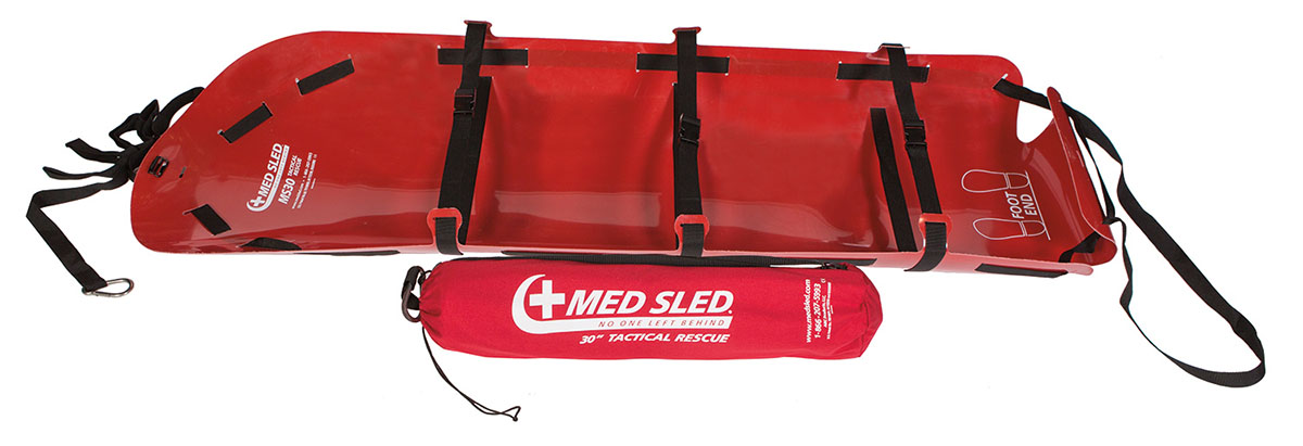 Med Sled Tactical Rescue Sled 30 Red