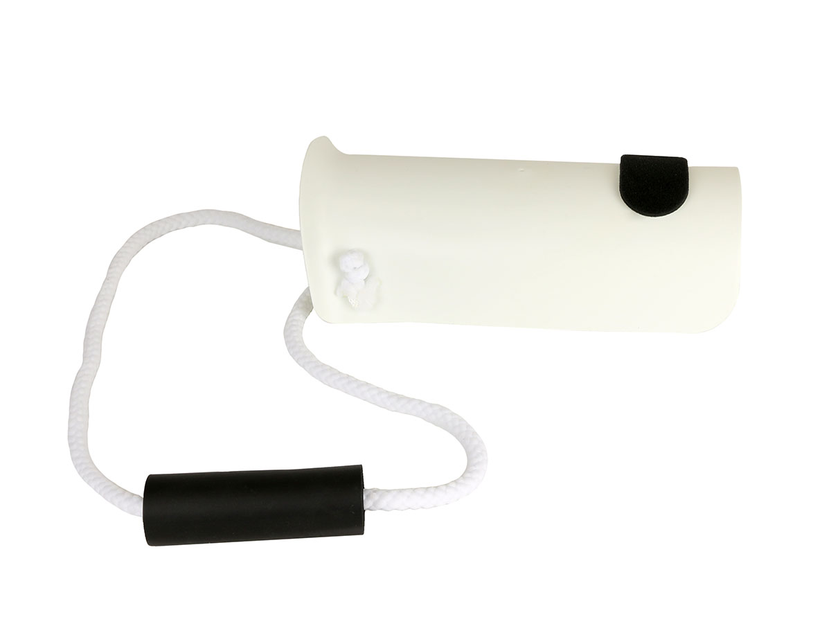 Formed sock aid continuous loop handle