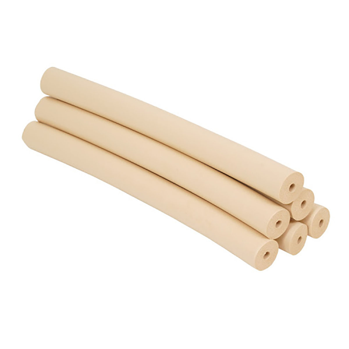 Foam Tubing Tan 1/4 Pack of 6